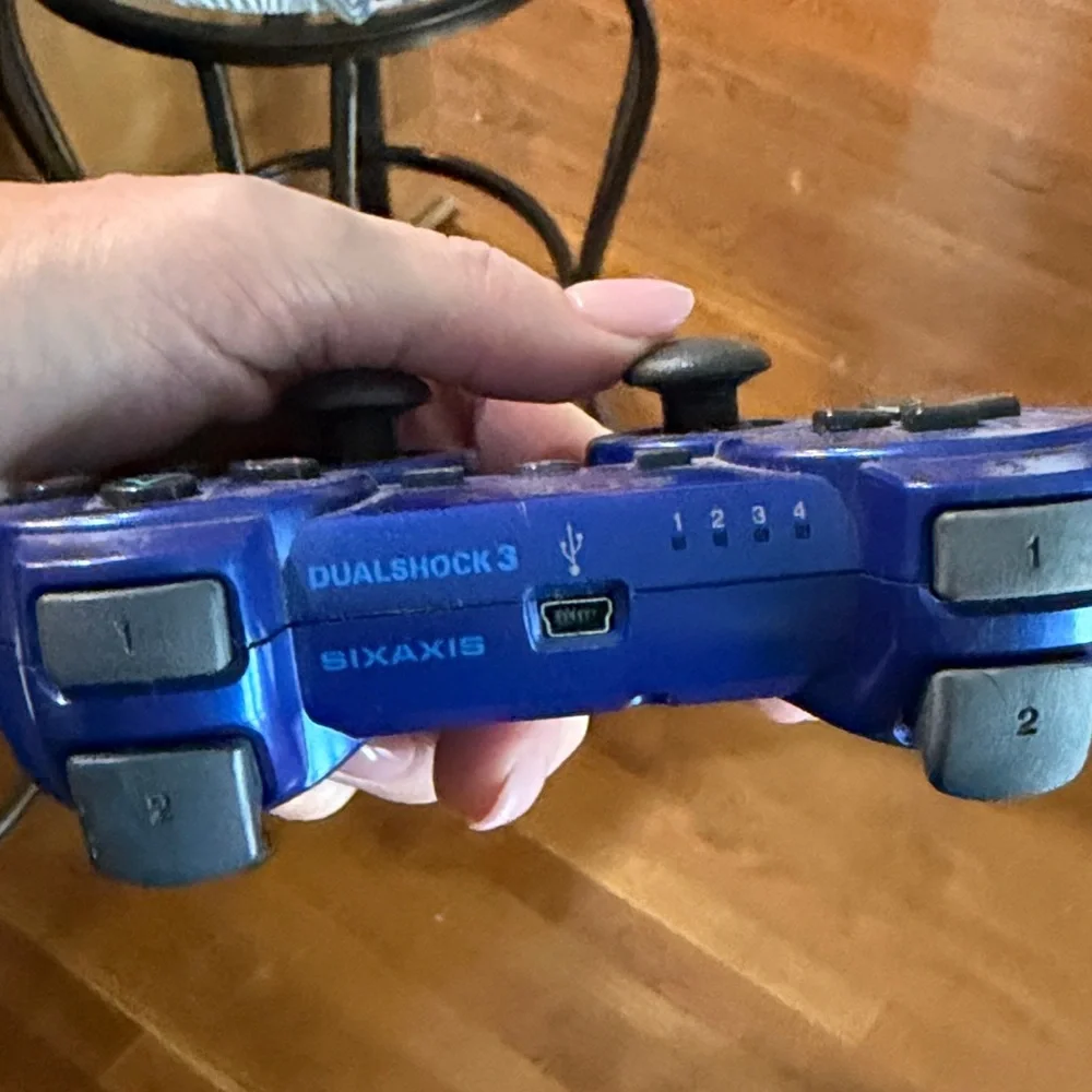 Sony Blue DualShock-style Wireless Controller